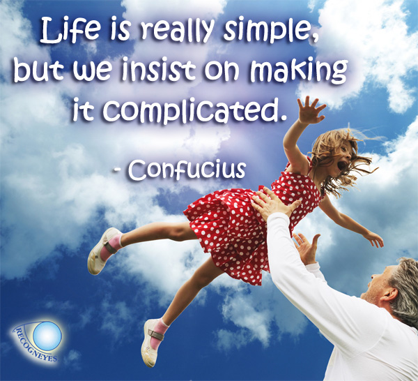 Life is simple quote
