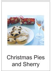 Magnetic Christmas Menu Cards Pack 6 Magnetic Christmas Menu Cards Pack