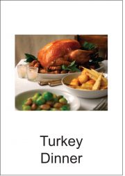 Magnetic Christmas Menu Cards Pack 7 Magnetic Christmas Menu Cards Pack